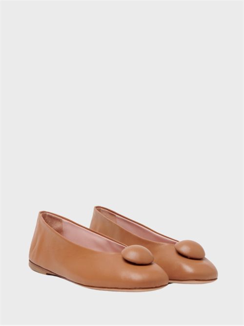 Ballerina in nappa con cabochon rivestito FABIANA FILIPPI | ASD266A807M0161264